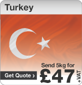 Low cost parcels to Turkey